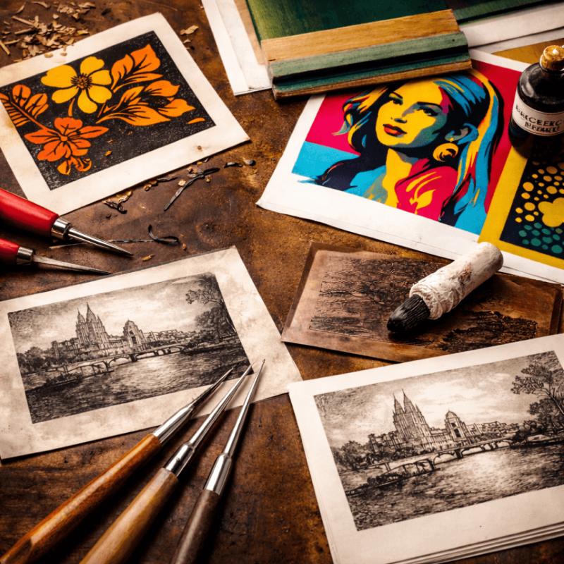 Le principali tecniche di grafica d'autore nel mondo dell'arte