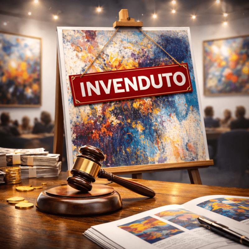 Cosa significa quando un’opera rimane invenduta