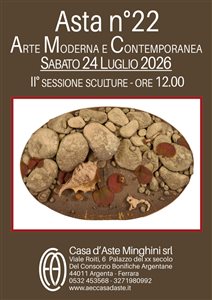 Asta di Minghini di Venerd&igrave; 24 luglio 2026