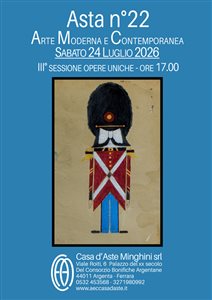 Asta di Minghini di Venerd&igrave; 24 luglio 2026